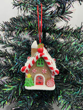 Charger l'image dans la galerie, Resin Christmas gingerbread house Christmas bauble tree hanging decoration/christmas/seasonal/ resin hanging item - Marissa's Garden & Gift