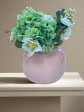 Load image into Gallery viewer, Small handmade rounded pastel pink 20cm bamboo vase - Marissa's Garden & Gift