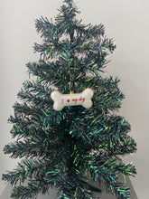 Load image into Gallery viewer, Glass dog bone Christmas bauble tree hanging decoration/christmas/seasonal/ glass hanging item - Marissa's Garden & Gift