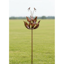 Load image into Gallery viewer, Robins of Sherwood bronze powder coated windsculpture/ windspinner garden ornament - Marissa's Garden & Gift