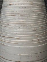 Laden Sie das Bild in den Galerie-Viewer, White handmade with natural colourings bamboo vase 60cm tall floor or table vase - Marissa's Garden & Gift