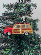 Charger l'image dans la galerie, Glass Christmas truck with christmas tree Christmas bauble tree hanging decoration/christmas/seasonal/ glass hanging item - Marissa's Garden & Gift