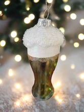 Load image into Gallery viewer, Glass beer/pint bauble tree hanging decoration/Christmas/seasonal/ glass hanging item - Marissa's Garden & Gift