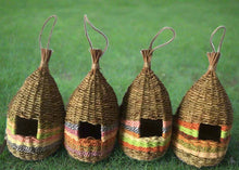 Load image into Gallery viewer, Handmade teardrop shaped bird nest measuring 13x28cm - Marissa's Garden & Gift