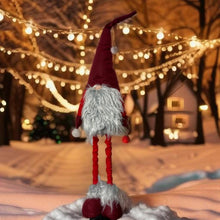 Load image into Gallery viewer, Handmade extending legs red and grey gonk 106cm - Marissa's Garden & Gift