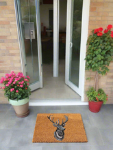 Load image into Gallery viewer, Stag Head Indoor & Outdoor Coir Doormat 60x 40 x 2cm - Marissa's Garden & Gift