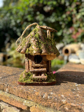 Load image into Gallery viewer, Handmade wooden birdhouse hut with ladder 19x19x23cm - Marissa's Garden & Gift