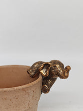Load image into Gallery viewer, Polyresin pair of bronze coloured elephant pot hangers - Marissa's Garden & Gift