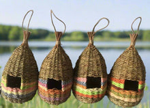 Load image into Gallery viewer, Handmade teardrop shaped bird nest measuring 13x28cm - Marissa's Garden & Gift