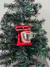 Load image into Gallery viewer, Christmas bakers mixer hanging decoration/christmas/seasonal/ glass hanging item - Marissa's Garden & Gift