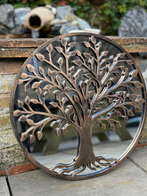 Load image into Gallery viewer, Tree of life bronze resin touch Outdoor/Indoor mirror/ mirrored wall art - Marissa's Garden & Gift