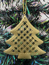 Load image into Gallery viewer, Handmade selection of ten hanging Christmas tree metal powder coated hanging tree ornaments. - Marissa's Garden & Gift