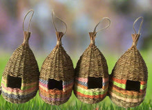 Load image into Gallery viewer, Handmade teardrop shaped bird nest measuring 13x28cm - Marissa's Garden & Gift