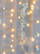 Charger l'image dans la galerie, Handmade christmas tree hanging icicle measuring 4 x 2.5 x 23.5cm 4 pieces - Marissa's Garden & Gift