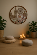 Indlæs billede til gallerivisning Handmade peeling bronze with colour the city of London iconic sights wall art indoors/outdoors 60cm - Marissa's Garden & Gift