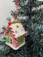 Charger l'image dans la galerie, Resin Christmas gingerbread house Christmas bauble tree hanging decoration/christmas/seasonal/ resin hanging item - Marissa's Garden & Gift