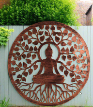 Indlæs billede til gallerivisning Budha tree of life wall art outdoors/ indoors 75 x 1 x 76.5 cm - Marissa's Garden & Gift