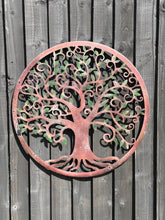 Laden Sie das Bild in den Galerie-Viewer, Handmade peeling effect tree of life wall art indoors/outdoors 60cm - Marissa's Garden & Gift