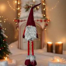 Load image into Gallery viewer, Handmade extending legs red and grey gonk 106cm - Marissa's Garden & Gift