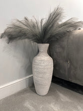 Load image into Gallery viewer, Handmade 60cm bamboo and Seagrass vase
