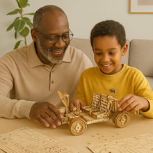 Afbeelding in Gallery-weergave laden, DIY Model wooden kit Lunar car - Marissa's Garden & Gift