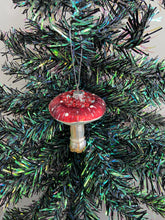 Load image into Gallery viewer, Christmas mushroom hanging decoration/christmas/seasonal/ glass hanging item - Marissa's Garden & Gift