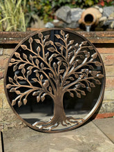 Load image into Gallery viewer, Tree of life bronze resin touch Outdoor/Indoor mirror/ mirrored wall art - Marissa's Garden & Gift