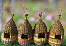 Load image into Gallery viewer, Handmade teardrop shaped bird nest measuring 13x28cm - Marissa's Garden & Gift
