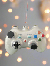 Afbeelding in Gallery-weergave laden, Glass Christmas tree video game controller Christmas bauble tree hanging decoration/christmas/seasonal/ glass hanging item - Marissa's Garden & Gift