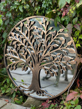 Load image into Gallery viewer, Tree of life bronze resin touch Outdoor/Indoor mirror/ mirrored wall art - Marissa's Garden & Gift