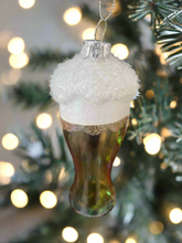 Load image into Gallery viewer, Glass beer/pint bauble tree hanging decoration/Christmas/seasonal/ glass hanging item - Marissa's Garden & Gift