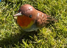 Load image into Gallery viewer, Handmade powder coated metal bird Robin - Marissa's Garden & Gift