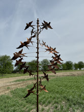 Afbeelding in Gallery-weergave laden, Mayfair bronze swallow bird windsculpture/ windspinner - Marissa's Garden & Gift