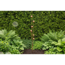 Laden Sie das Bild in den Galerie-Viewer, Handmade powder coated bronze poppy’s on a stake 120cm - Marissa's Garden & Gift
