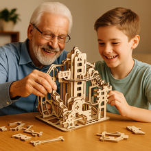 Afbeelding in Gallery-weergave laden, DIY Model wooden kit Marble Run - Marissa's Garden & Gift