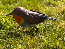 Load image into Gallery viewer, Handmade powder coated metal bird Robin - Marissa's Garden & Gift