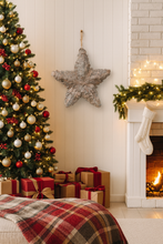 Afbeelding in Gallery-weergave laden, Handmade Hanging star wreath35 x 35 x 10cm Christmas/seasonal hanging wreath