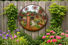 Afbeelding in Gallery-weergave laden, Handmade rusty 60cm acrylic mirror wall plaque of Robin birds Tree Wall Plaque, Rusted coloured Metal, Garden/indoor Wall Art with peeling effect