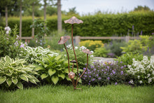 Load image into Gallery viewer, Handmade bronze powder coated mushrooms stake 80cm - Marissa's Garden & Gift