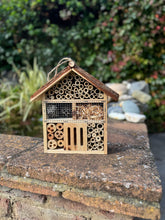 Afbeelding in Gallery-weergave laden, Handmade wooden house shaped large insect house - Marissa's Garden & Gift