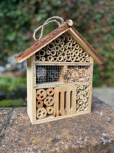 Afbeelding in Gallery-weergave laden, Handmade wooden house shaped large insect house - Marissa's Garden & Gift