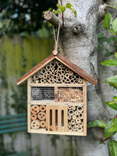 Afbeelding in Gallery-weergave laden, Handmade wooden house shaped large insect house - Marissa's Garden & Gift