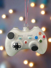 Afbeelding in Gallery-weergave laden, Glass Christmas tree video game controller Christmas bauble tree hanging decoration/christmas/seasonal/ glass hanging item - Marissa's Garden & Gift