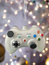 Afbeelding in Gallery-weergave laden, Glass Christmas tree video game controller Christmas bauble tree hanging decoration/christmas/seasonal/ glass hanging item - Marissa's Garden & Gift