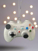 Afbeelding in Gallery-weergave laden, Glass Christmas tree video game controller Christmas bauble tree hanging decoration/christmas/seasonal/ glass hanging item - Marissa's Garden & Gift