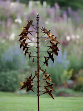 Afbeelding in Gallery-weergave laden, Mayfair bronze swallow bird windsculpture/ windspinner - Marissa's Garden & Gift
