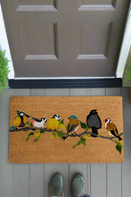 Afbeelding in Gallery-weergave laden, Doormat Indoor / Outdoor | Non Slip Bold Bird Design Entrance Welcome Mat (line of birds)60 x 40 x 20cm - Marissa's Garden & Gift