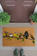 Afbeelding in Gallery-weergave laden, Doormat Indoor / Outdoor | Non Slip Bold Bird Design Entrance Welcome Mat (line of birds)60 x 40 x 20cm - Marissa's Garden & Gift
