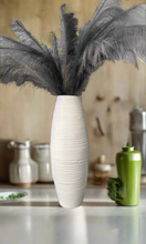 Laden Sie das Bild in den Galerie-Viewer, Handmade 60cm tall white washed modern bamboo vase - Marissa's Garden & Gift