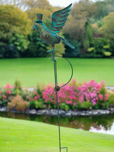 Load image into Gallery viewer, Handmade powder coated parrot sculpture rocker 164cm tall - Marissa's Garden & Gift